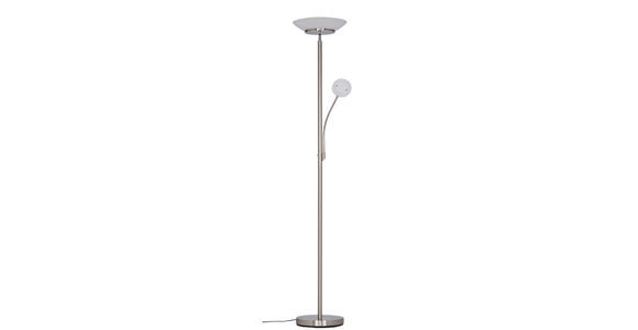 LED-STEHLEUCHTE 32/180 cm    - Opal/Weiß, KONVENTIONELL, Glas/Kunststoff (32/180cm) - Novel