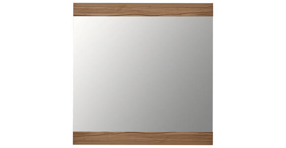 SPIEGEL 89/90/2 cm - Buchefarben, Design, Glas/Holz (89/90/2cm) - Dieter Knoll
