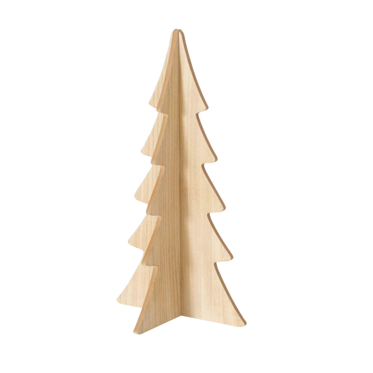 DEKOWEIHNACHTSBAUM Naturfarben  - Naturfarben, Basics, Holz/Holzwerkstoff (26,5/51cm)