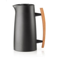 ISOLIERKANNE Icons 1 L  - Schwarz, Basics, Glas/Holz (18,3/13/25cm) - GUZZINI