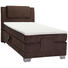 BOXSPRINGBETT 100/200 cm in Dunkelbraun - Dunkelbraun/Silberfarben, KONVENTIONELL, Kunststoff/Textil (100/200cm) - Esposa BOXSPRINGBETT 100/200 cm in Dunkelbraun - Dunkelbraun/Silberfarben, KONVENTIONELL, Kunststoff/Textil (100/200cm) - Esposa
