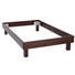 BETTRAHMEN - Dunkelbraun, Design, Holz (120/200cm) - Carryhome BETTRAHMEN - Dunkelbraun, Design, Holz (120/200cm) - Carryhome