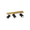 STRAHLER Marley 48/9/15 cm   - Goldfarben/Schwarz, Basics, Metall (48/9/15cm) - Trio Leuchten