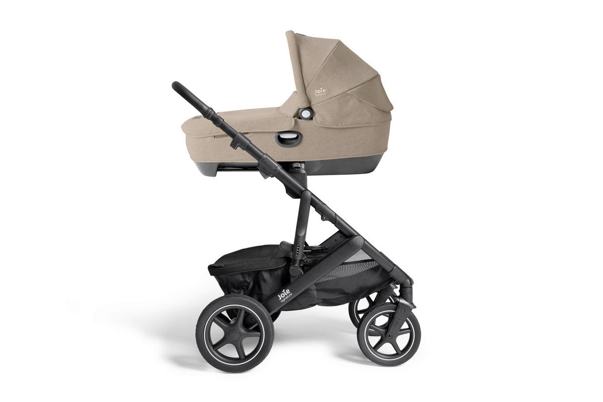 KOMBIKINDERWAGEN  Vinca inkl. Calmi  Sandstone  - Schlammfarben/Schwarz, Basics, Kunststoff (82/68/45cm) - JOIE SIGNATURE