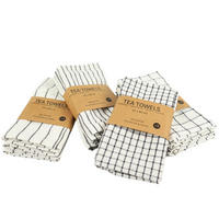 SET KRPA ZA POSUĐE siva, bela  - siva/bela, Osnovno, tekstil (45/60cm)