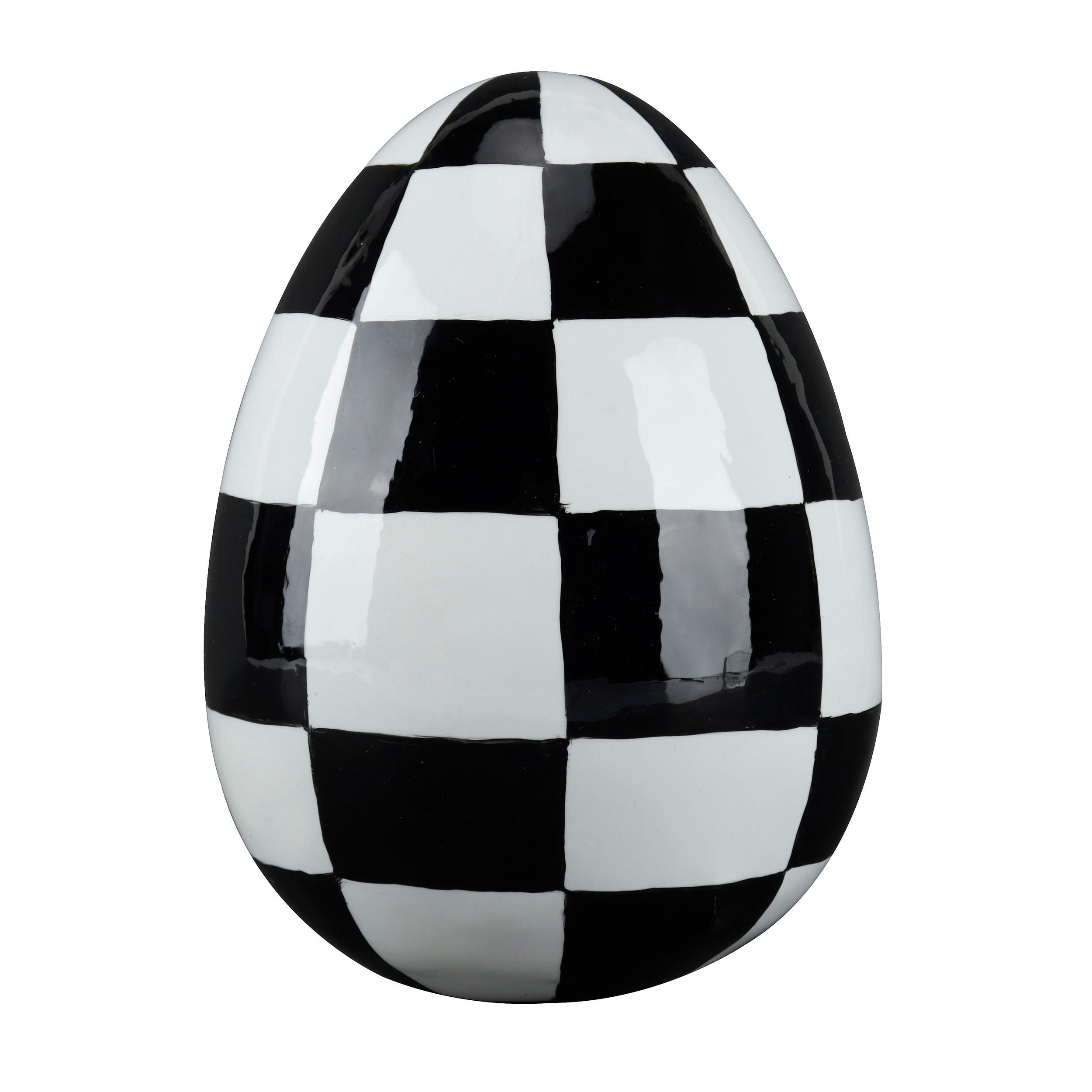 DEKOEI - Schwarz/Weiß, LIFESTYLE, Kunststoff (15,5/15,5/20,2cm)