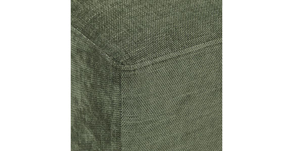 ECKSOFA Olivgrün Chenille  - Schwarz/Olivgrün, KONVENTIONELL, Textil/Metall (178/264cm) - Hom`in