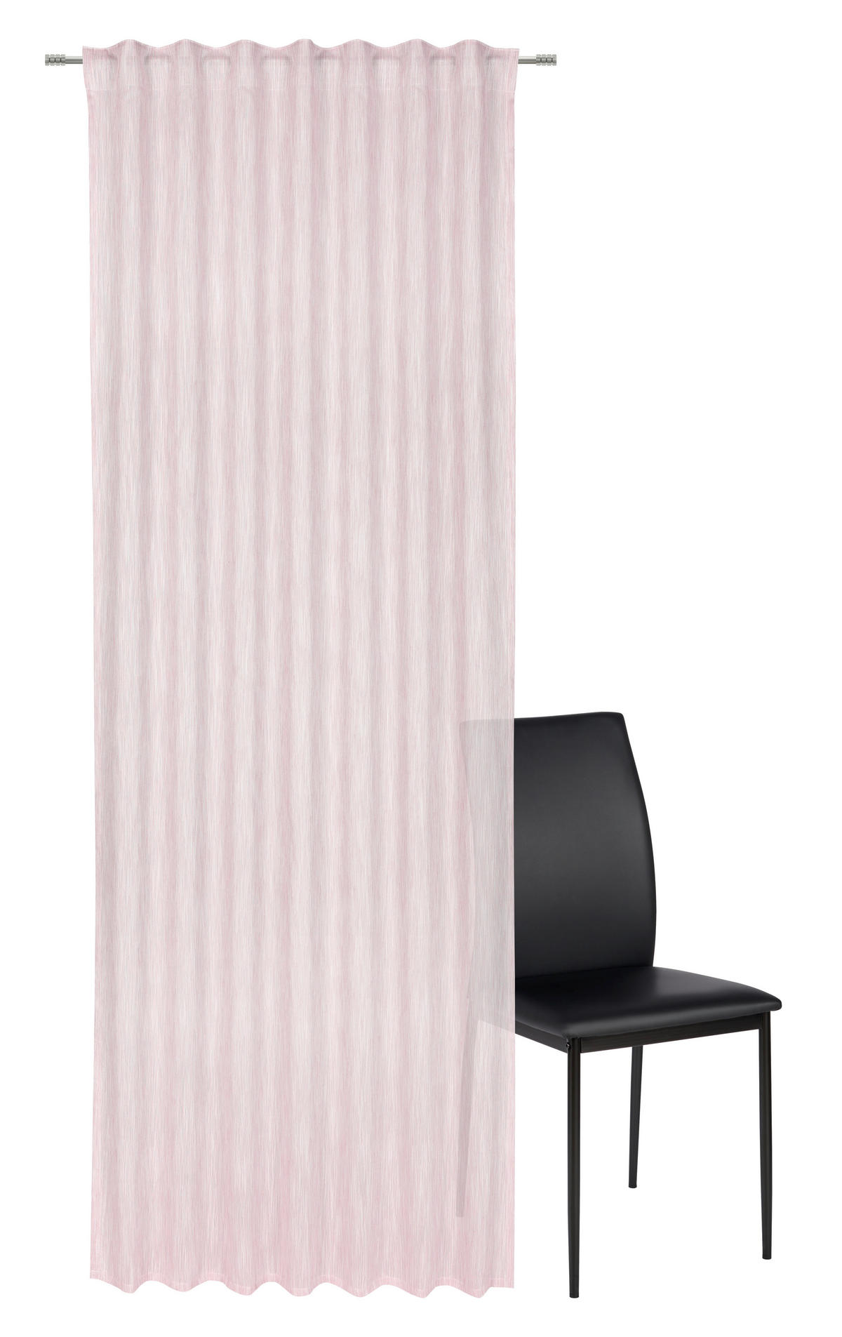 GOTOVA ZAVJESA pink  140/280 cm  - pink, Basics, tekstil (140/280cm) - Esposa