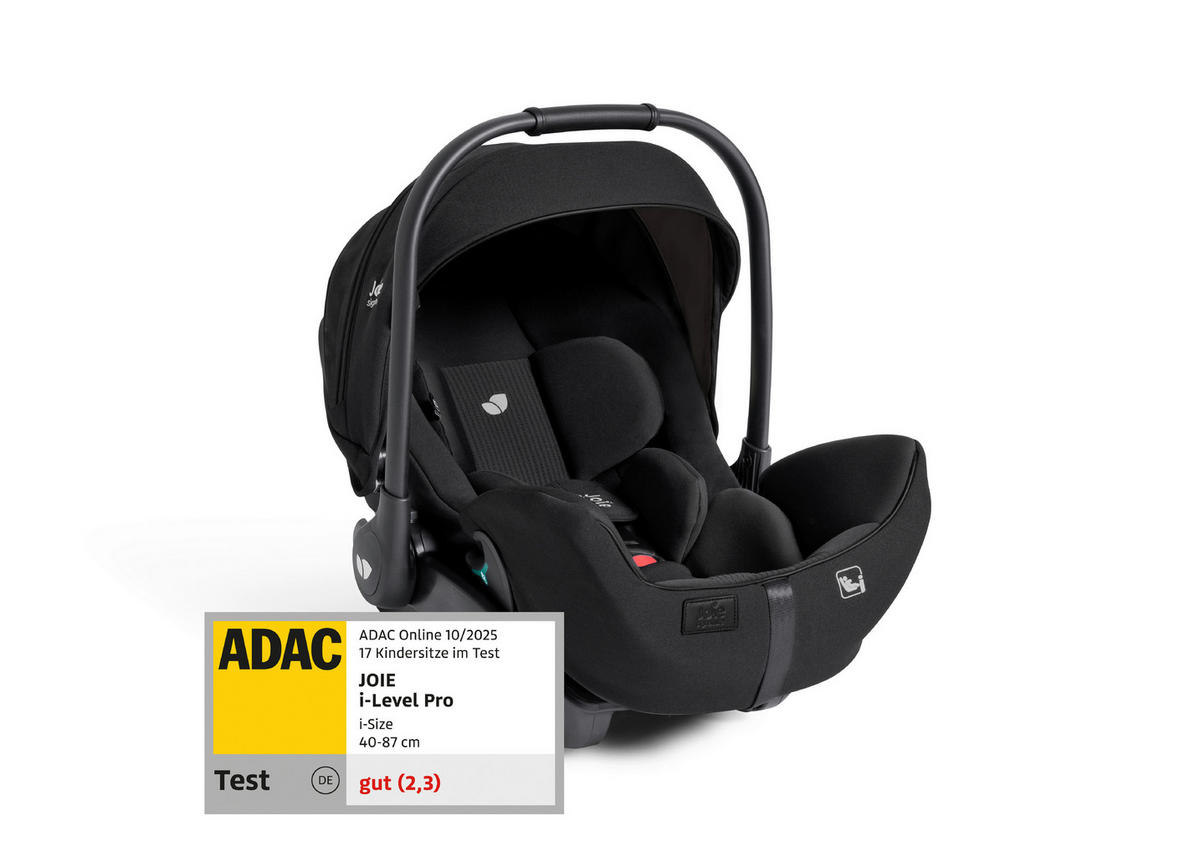 BABYSCHALE i-Level Pro Eclipse   - Schwarz, Basics, Textil (36/56/68cm) - JOIE SIGNATURE