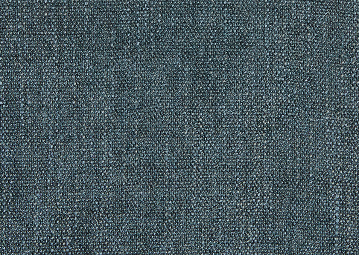 HOCKER in Textil Petrol  - Petrol/Schwarz, Design, Textil/Metall (120/43/90cm) - Dieter Knoll