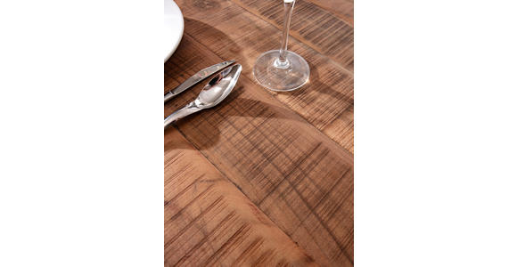 ESSTISCH in Holz, Metall 200/100/76 cm - Schwarz/Akaziefarben, Design, Holz/Metall (200/100/76cm) - Landscape