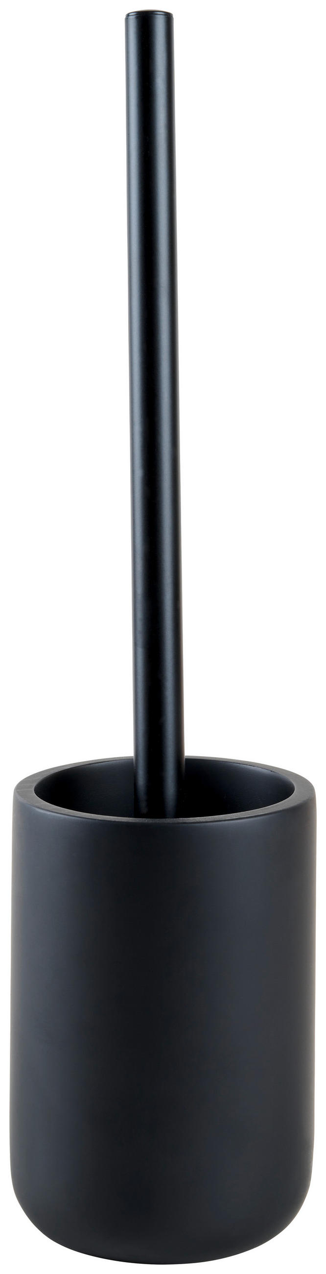 WC KEFE fém, műanyag  műanyag   - fekete, Trend, műanyag/fém (9,3/36,8cm) - Homeware