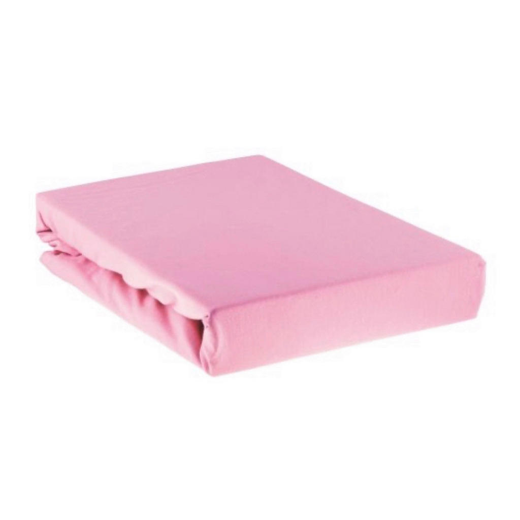 NAPÍNACIE PRESTIERADLO, pink, 180/200 cm - pink