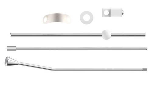 EXCENTERGARNITUR  - Chromfarben, Basics (18,3cm) - Schütte