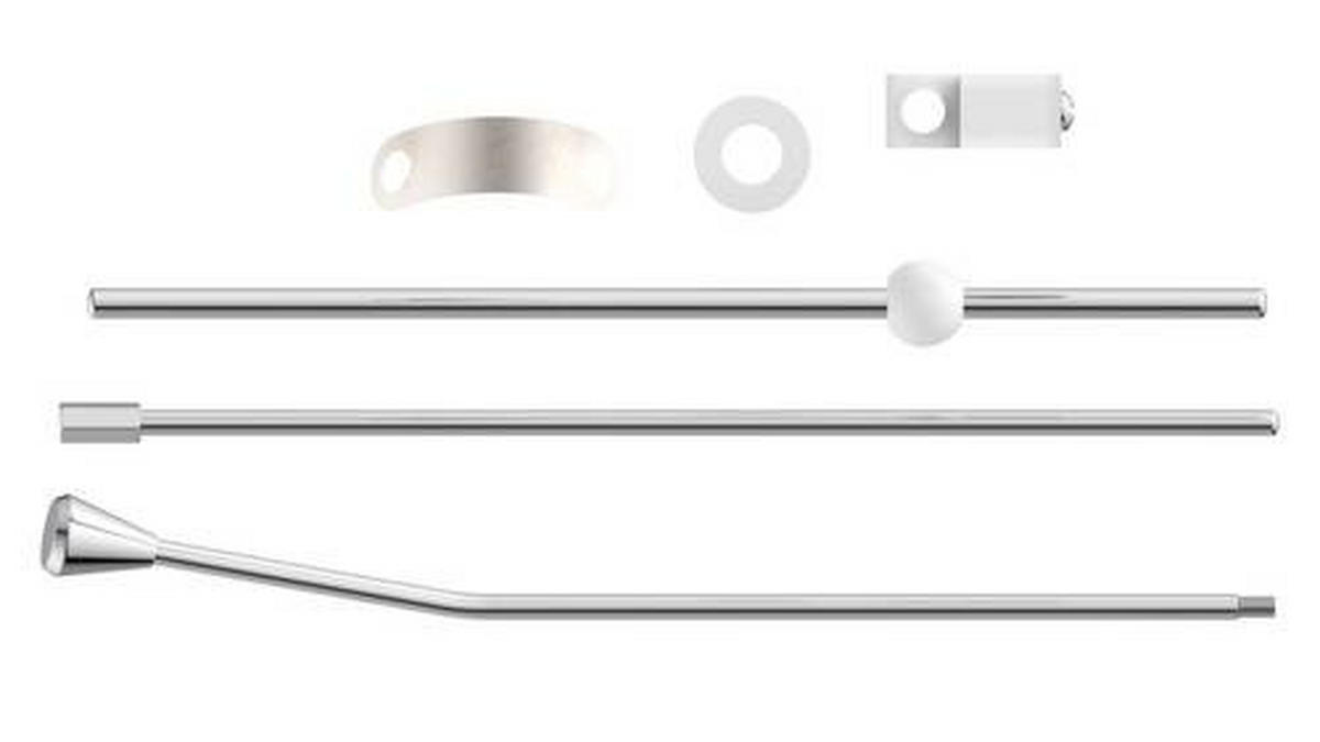 EXCENTERGARNITUR  - Chromfarben, Basics (18,3cm) - Schütte