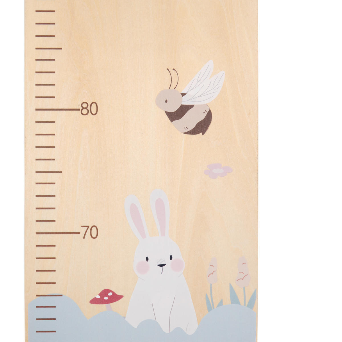 MESSLATTE  - Multicolor, Basics, Holzwerkstoff (19/80/1cm) - My Baby Lou