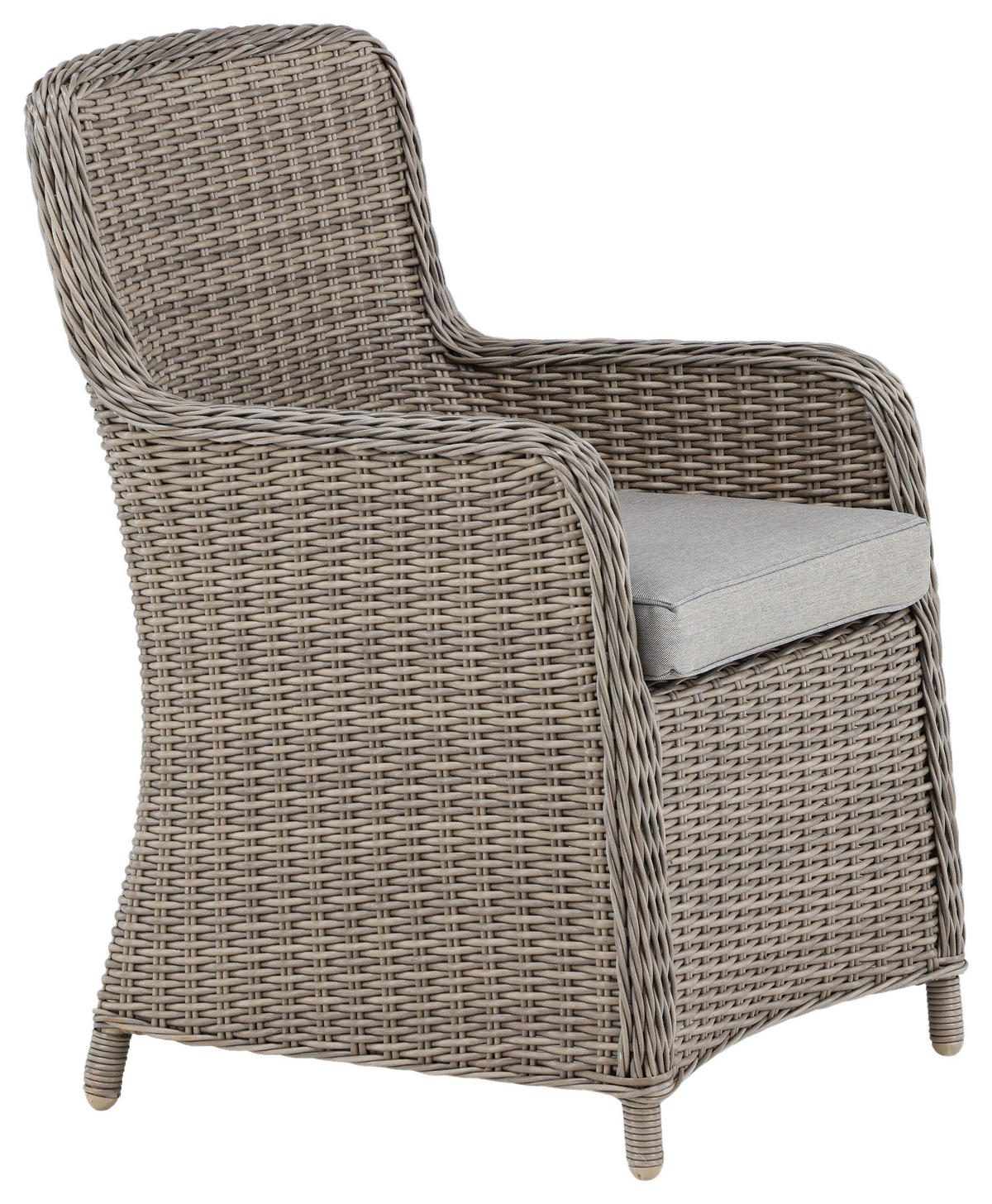 GARTENSTUHL-SET Stahl Braun  - Braun, KONVENTIONELL, Kunststoff/Textil (62/94/66cm) - Gardenson