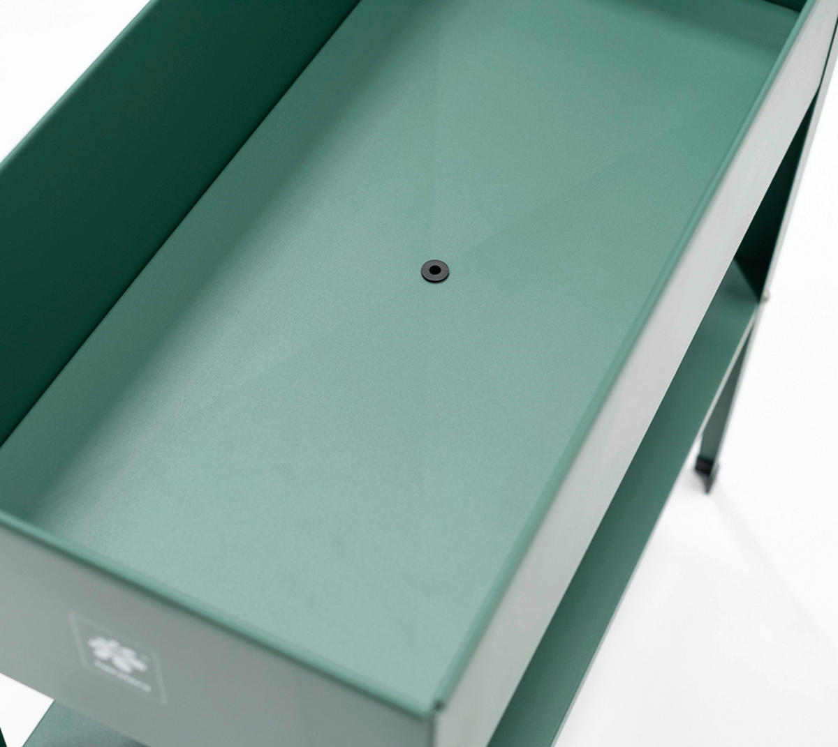 HOCHBEET 35/80/75 cm  - Olivgrün, Basics, Metall (35/80/75cm)