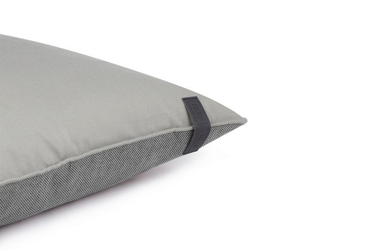 KISSENHÜLLE SW-Soft 45/45 cm  - Dunkelgrau/Hellgrau, Basics, Textil (45/45cm) - Schöner Wohnen