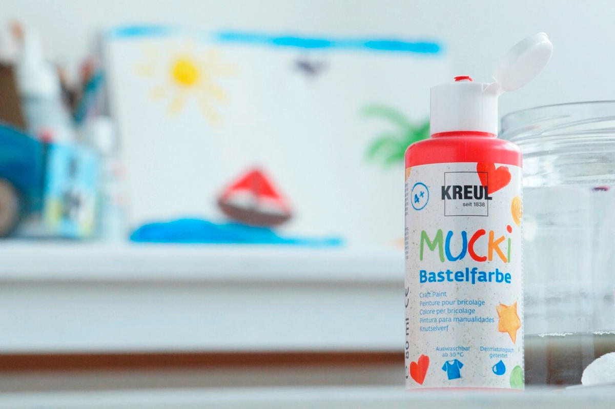 ACRYLFARBE - Blau/Gelb, Basics (8/11/11,5cm)