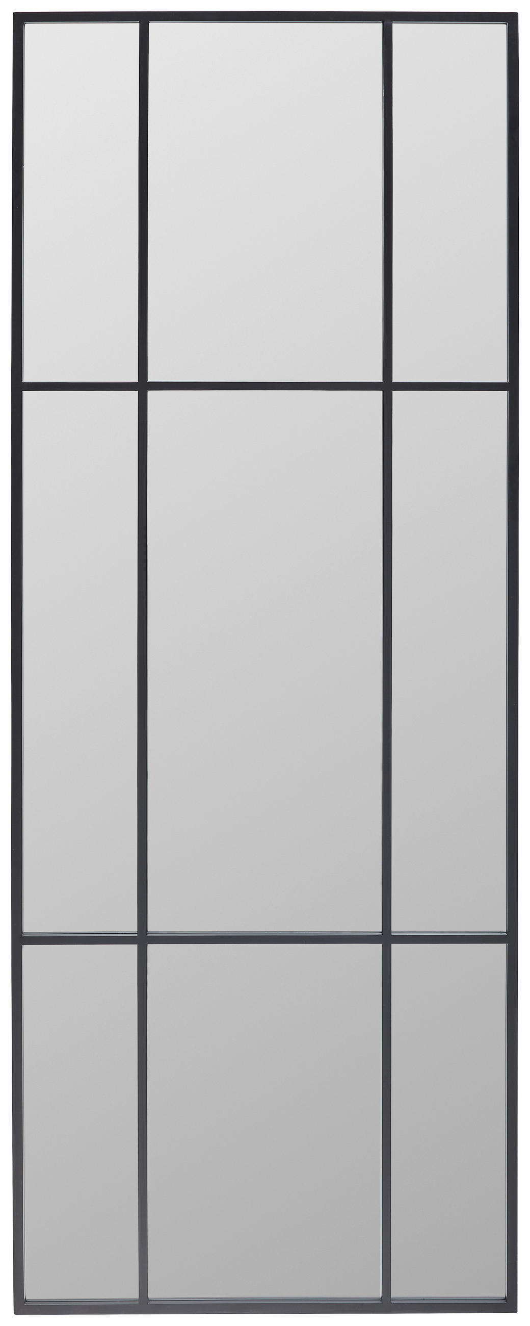 OGLEDALO ZIDNO  70/180/2,5 cm     - crna, Lifestyle, staklo/drvni materijal (70/180/2,5cm) - Landscape