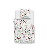 BETTWÄSCHE 2-teilig Celeste Flanell 155/220 cm  - Weiß, Basics, Textil (155/220cm) - Zohome
