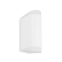 ZUNANJA STENSKA SVETILKA     19/6,7/9,3 cm          - bela, Basics, kovina/umetna masa (19/6,7/9,3cm)