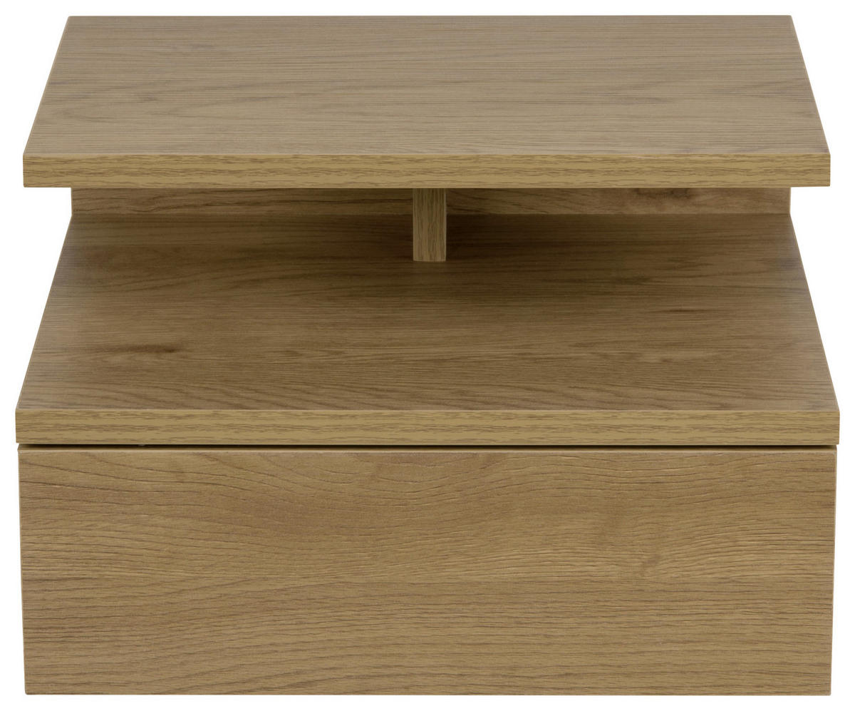 NACHTSCHRANK 35/22,5/32 cm  - Eichefarben, Design, Holzwerkstoff (35/22,5/32cm)