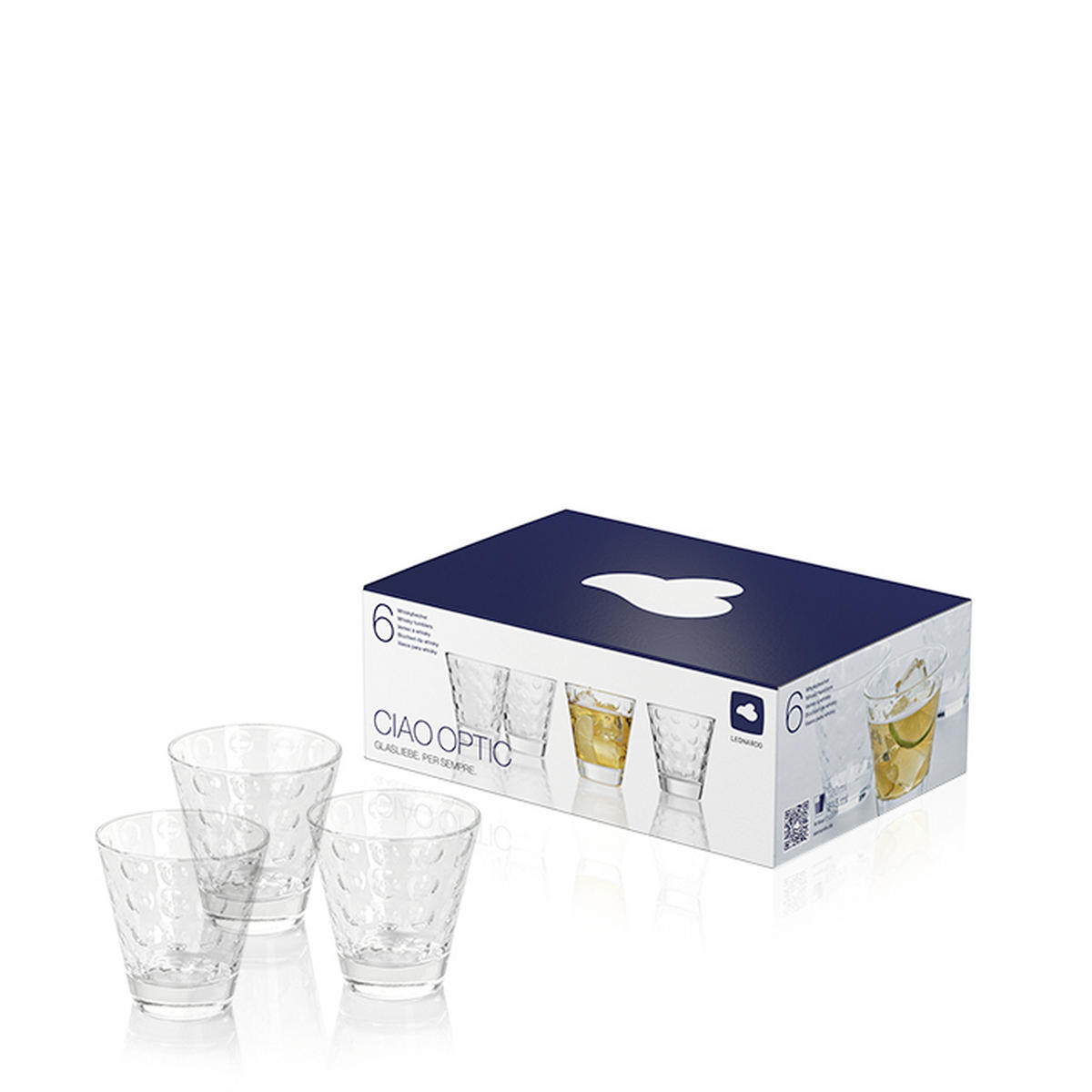 GLÄSERSET  6-teilig  - Klar, Trend, Glas (26/9,5/17,3cm) - Leonardo