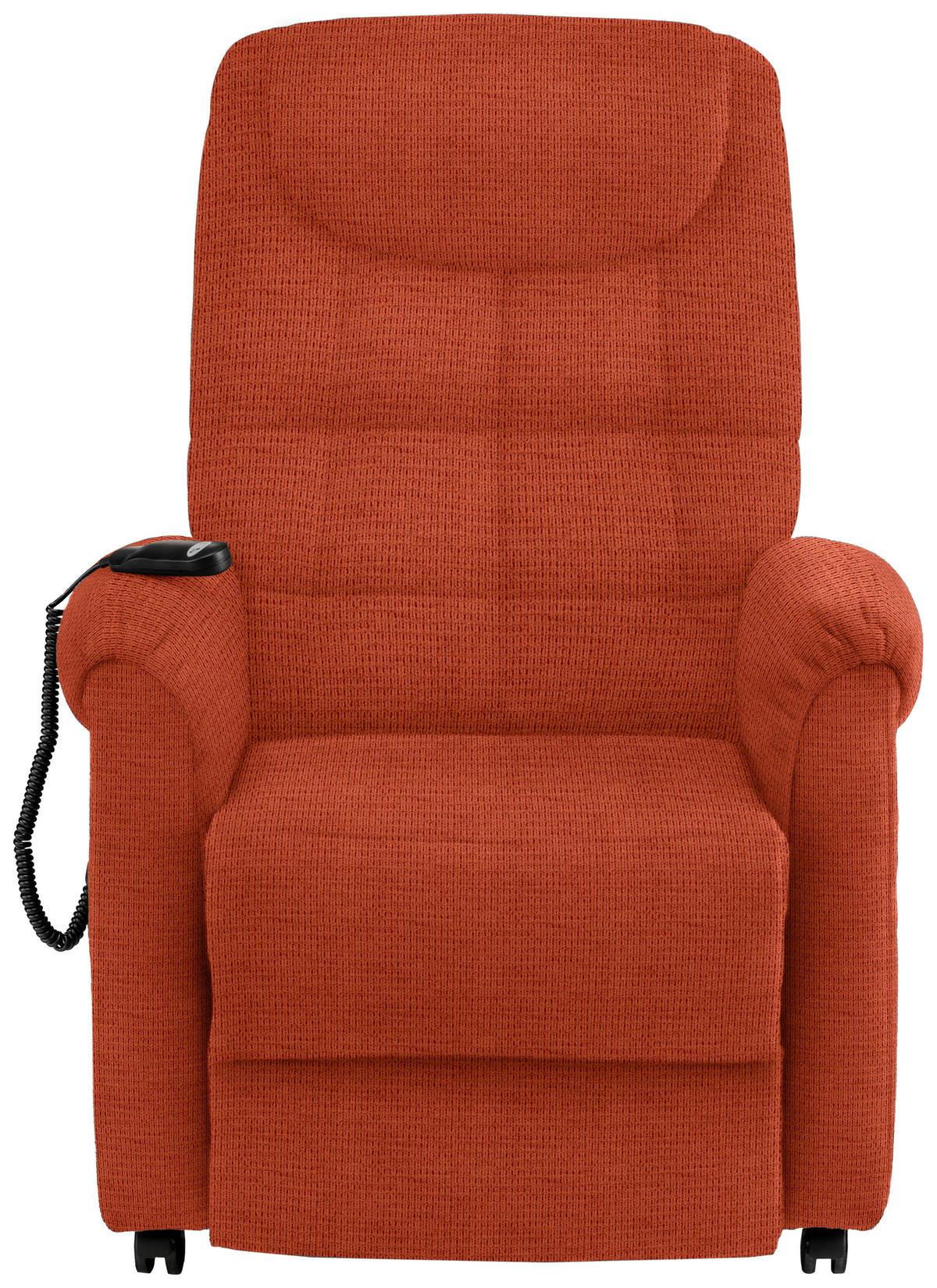FERNSEHSESSEL in Mikrofaser Orange  - Schwarz/Orange, Konventionell, Kunststoff/Textil (83/113/92cm) - Xora