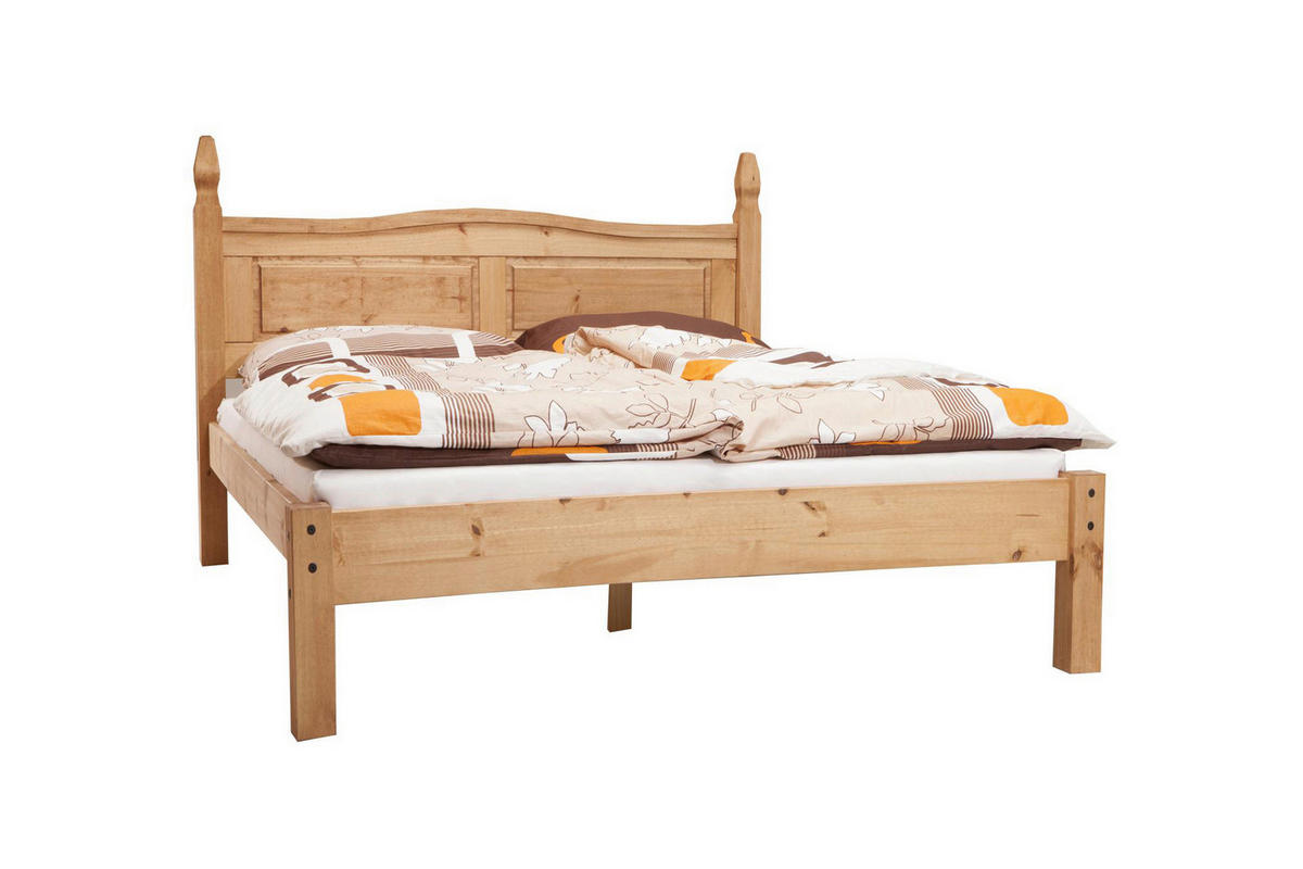 SÄNG 180/200 cm  i naturfärgad, honung   - honung/naturfärgad, Natur, trä (180/200cm) - Livetastic