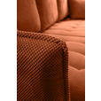 ECKSOFA Rostfarben Chenille  - Rostfarben/Schwarz, KONVENTIONELL, Holz/Textil (160/290cm) - Carryhome