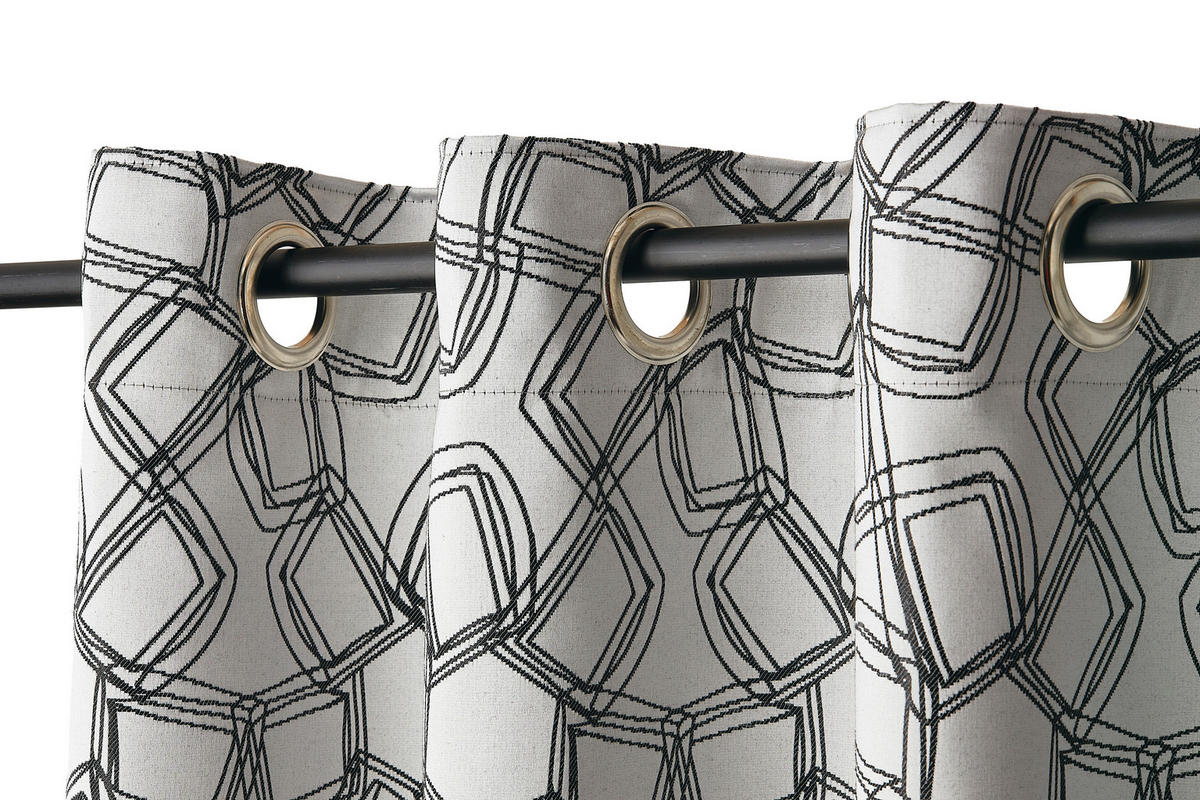 ÖSENSCHAL SW-Turn blickdicht 140/250 cm   - Beige/Grau, Design, Textil (140/250cm) - Schöner Wohnen