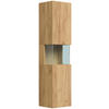 HOCHSCHRANK 35,2/150/30 cm  - Eichefarben, MODERN, Glas/Holzwerkstoff (35,2/150/30cm) - MID.YOU