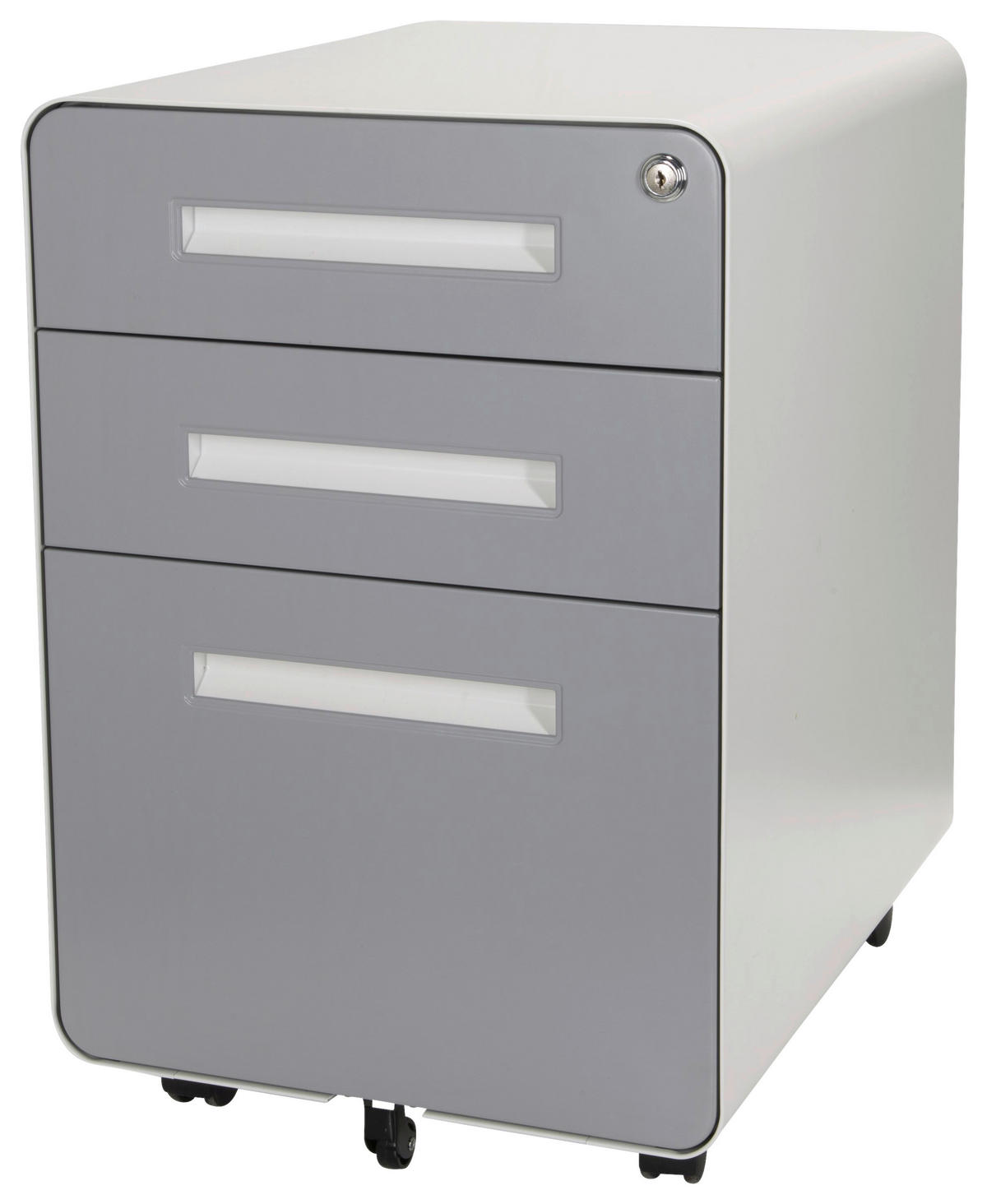 RULLHURTS 40/60/50 cm  - vit/grå, Modern, metall/plast (40/60/50cm) - MID.YOU