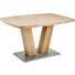 ESSTISCH Eiche massiv bootsförmig Eichefarben - Eichefarben, Design, Holz (140(220)/90/75cm) - Valdera