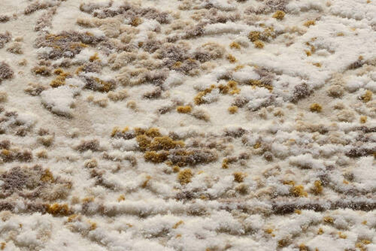VINTAGE-TEPPICH 67/130 cm Avignon Goldfarben, Beige  - Beige/Goldfarben, Design, Textil (67/130cm) - Dieter Knoll
