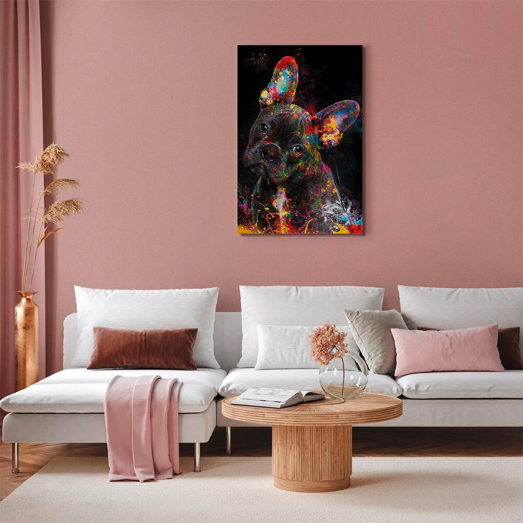 Thumbnail - artgeist Leinwandbild, Mehrfarbig, Schwarz, Holz, Textil, Kiefer, rechteckig, 60x90x1.2 cm, Keilrahmen, Bilder und Zubeh...