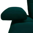 ECKSOFA in Struktur Petrol  313/233 cm  - Petrol/Schwarz, Design, Kunststoff/Textil (313/233cm) - Emilio Belluti
