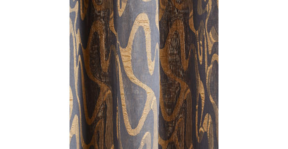 ÖSENSCHAL ONDA Verdunkelung 140/245 cm - Blau/Goldfarben, LIFESTYLE, Textil (140/245cm) - Dieter Knoll