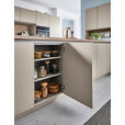 EINBAUKÜCHE   - Lavagrau, Design, Holzwerkstoff - Dieter Knoll