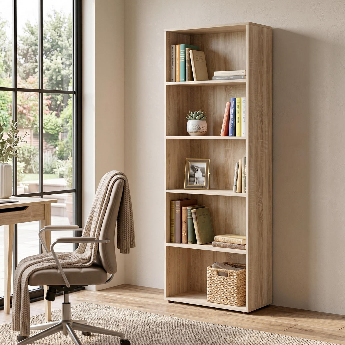 REGAL Sonoma Eiche  - Sonoma Eiche, Basics, Holzwerkstoff/Kunststoff (60/180/30cm) - MID.YOU