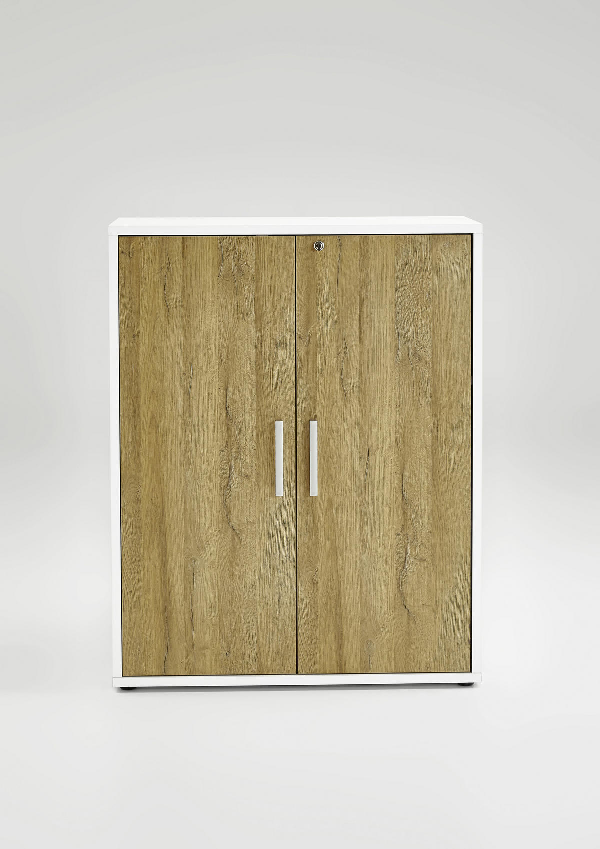 TÜRENSET - Chromfarben/Alteiche, MODERN, Holzwerkstoff/Kunststoff (84/106/1,5cm) - Carryhome