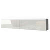 LOWBOARD Vera  in 140/30/33 cm  - Weiß Hochglanz/Weiß, LIFESTYLE, Holzwerkstoff/Kunststoff (140/30/33cm) - P & B