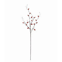 KUNSTBLUME - Rot, LIFESTYLE, Kunststoff (89cm)