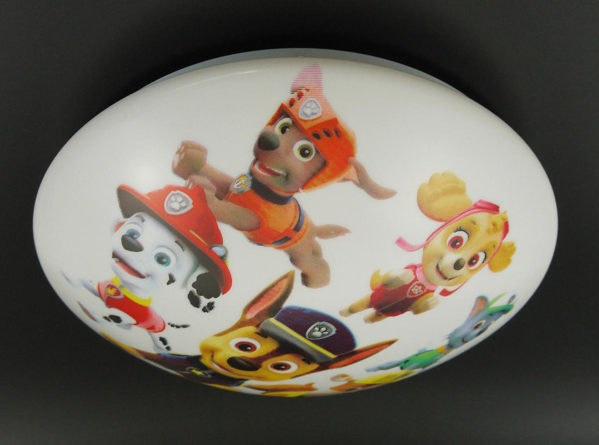 KINDERDECKENLEUCHTE Paw Patrol 36/10 cm   - Multicolor/Weiß, Design, Kunststoff (36/10cm)