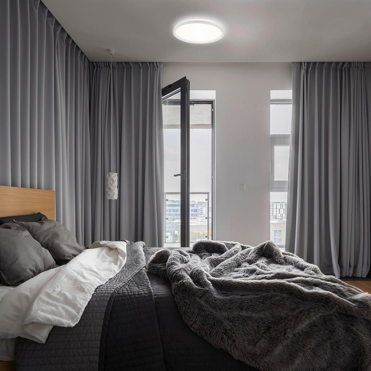 LED-PANEL  Slim 18 W//4000 K/230 V/ - bela, Basics, umetna masa (29,3/2,8cm)