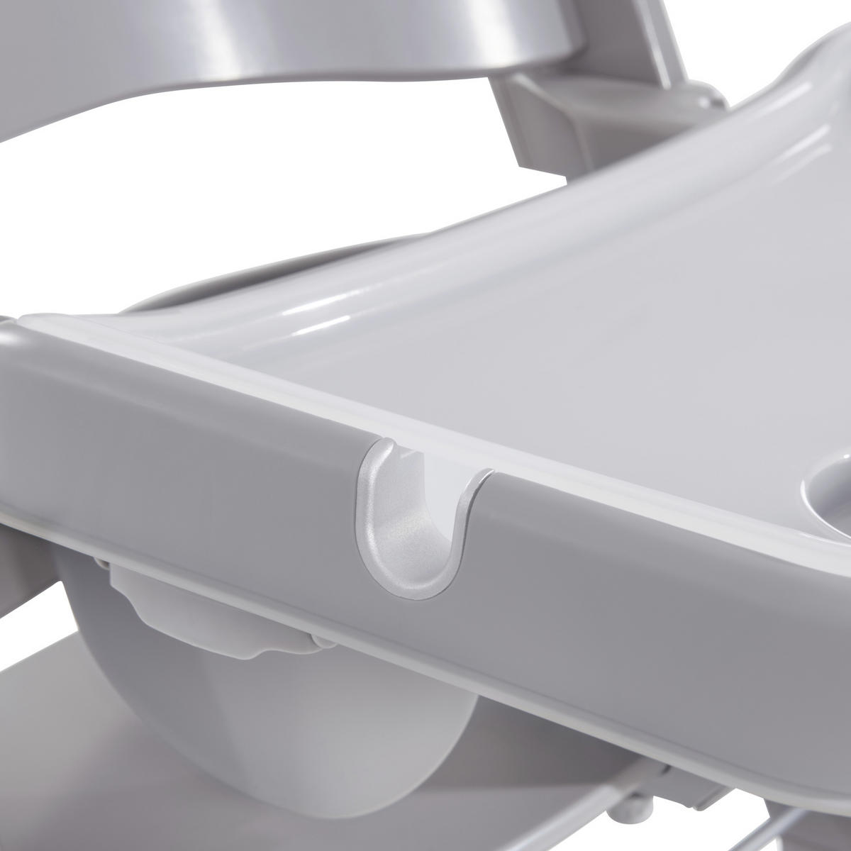 ESS- UND SPIELBRETT Alpha Tray  - Grau, Trend, Kunststoff (46/56,5/22,5cm) - Hauck