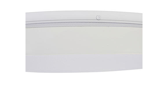 DECKENLEUCHTE 48/8 cm  - Transparent/Weiß, Trend, Kunststoff/Metall (48/8cm) - Novel