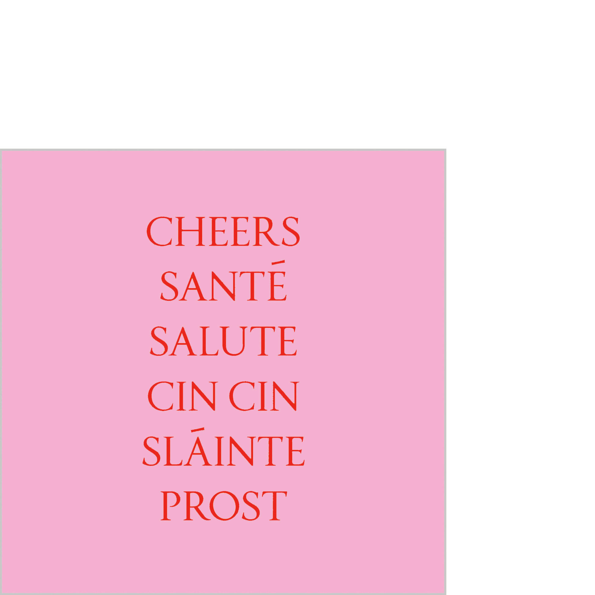 SERVIETTE  12,5/12,5 cm   - Multicolor, Basics, Papier (12,5/12,5cm) - PPD